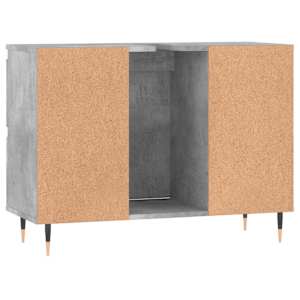 Koupelnová skříňka betonově šedá 80x33x60 cm kompozitní dřevo - obrázek 7