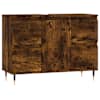 vidaXL vannitoakapp, suitsutatud tamm, 80 x 33 x 60 cm, tehispuit