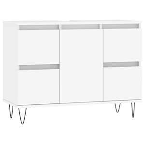 Koupelnová skříňka bílá 80 x 33 x 60 cm kompozitní dřevo - obrázek 2