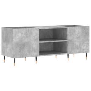 vidaXL plaadikapp, betoonhall, 121 x 38 x 48 cm, tehispuit