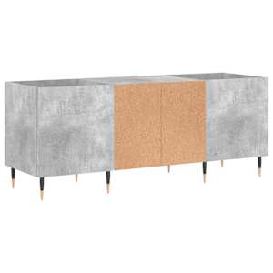 Skříňka na LP desky betonově šedá 121x38x48 cm kompozitní dřevo - obrázek 6