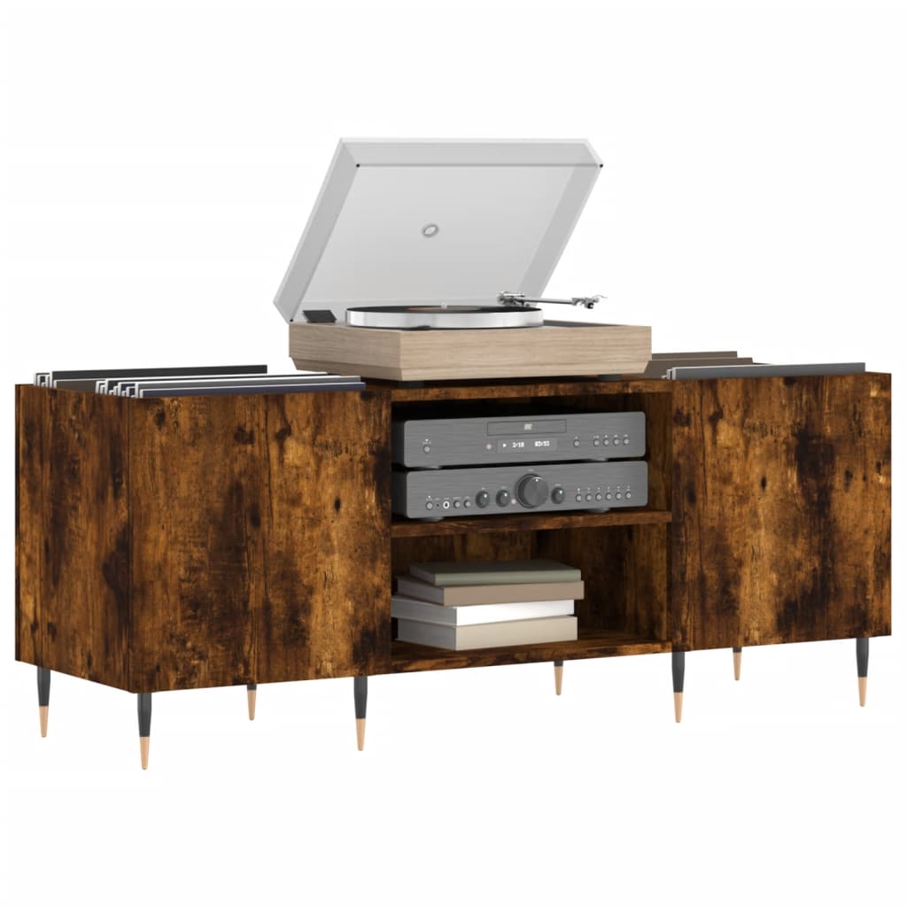 Ormarić za ploče boja hrasta 121x38x48 cm od konstruiranog drva