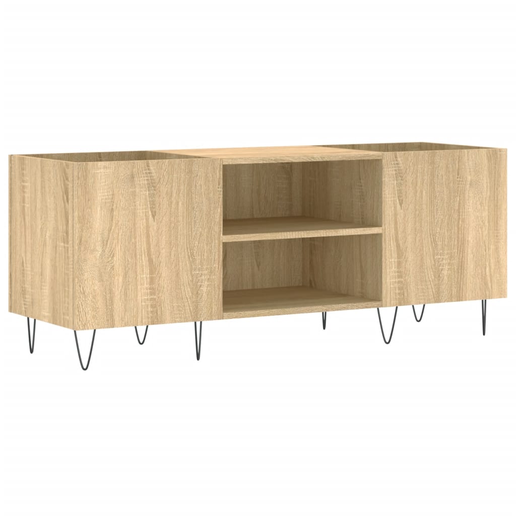 vidaXL Skříňka na LP desky dub sonoma 121x38x48 cm kompozitní dřevo