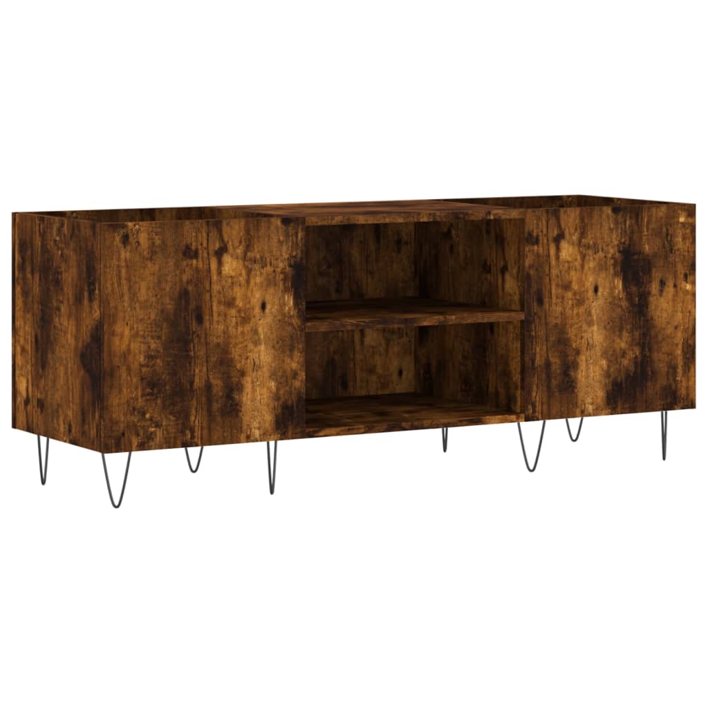 vidaXL Skříňka na LP desky kouřový dub 121x38x48 cm kompozitní dřevo