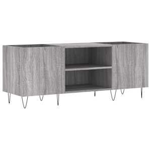 vidaXL plaadikapp, hall Sonoma tamm, 121 x 38 x 48 cm, tehispuit