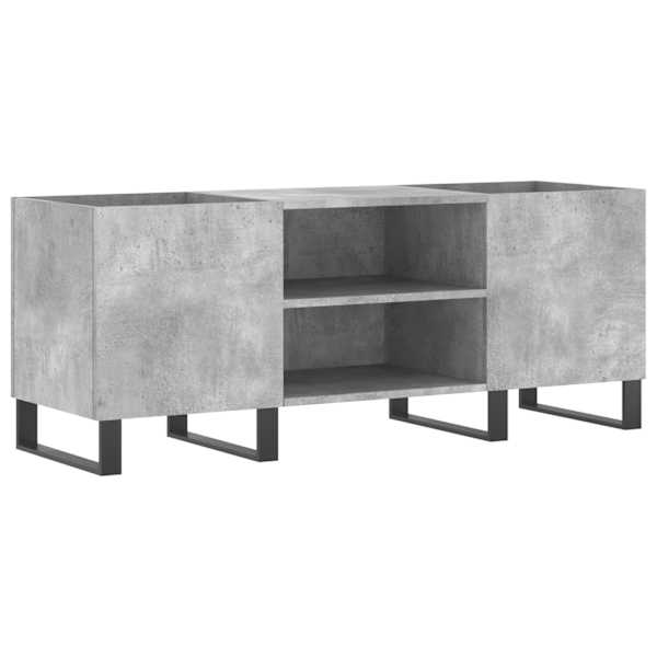 vidaXL plaadikapp, betoonhall, 121 x 38 x 48 cm, tehispuit