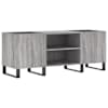 vidaXL plaadikapp, hall Sonoma tamm, 121 x 38 x 48 cm, tehispuit