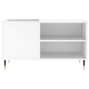 Skříňka na LP desky bílá 85 x 38 x 48 cm kompozitní dřevo - obrázek 4