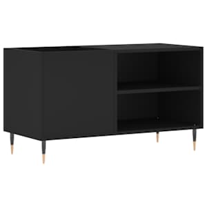 Skříňka na LP desky černá 85 x 38 x 48 cm kompozitní dřevo - obrázek 2