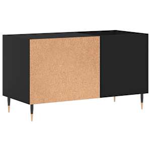 Skříňka na LP desky černá 85 x 38 x 48 cm kompozitní dřevo - obrázek 6