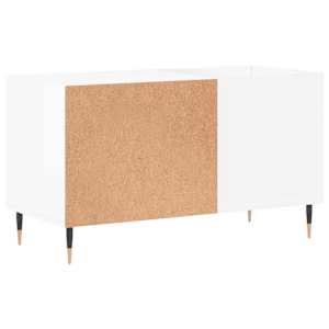 Skříňka na LP desky lesklá bílá 85x38x48 cm kompozitní dřevo - obrázek 6