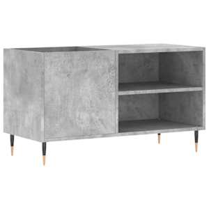 Skříňka na LP desky betonově šedá 85x38x48 cm kompozitní dřevo - obrázek 2