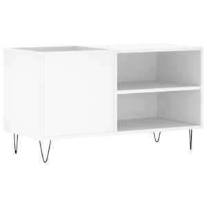 vidaXL plaadikapp, valge, 85 x 38 x 48 cm, tehispuit