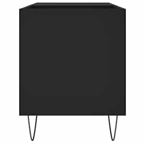 Skříňka na LP desky černá 85 x 38 x 48 cm kompozitní dřevo - obrázek 5