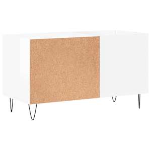 Skříňka na LP desky lesklá bílá 85x38x48 cm kompozitní dřevo - obrázek 6