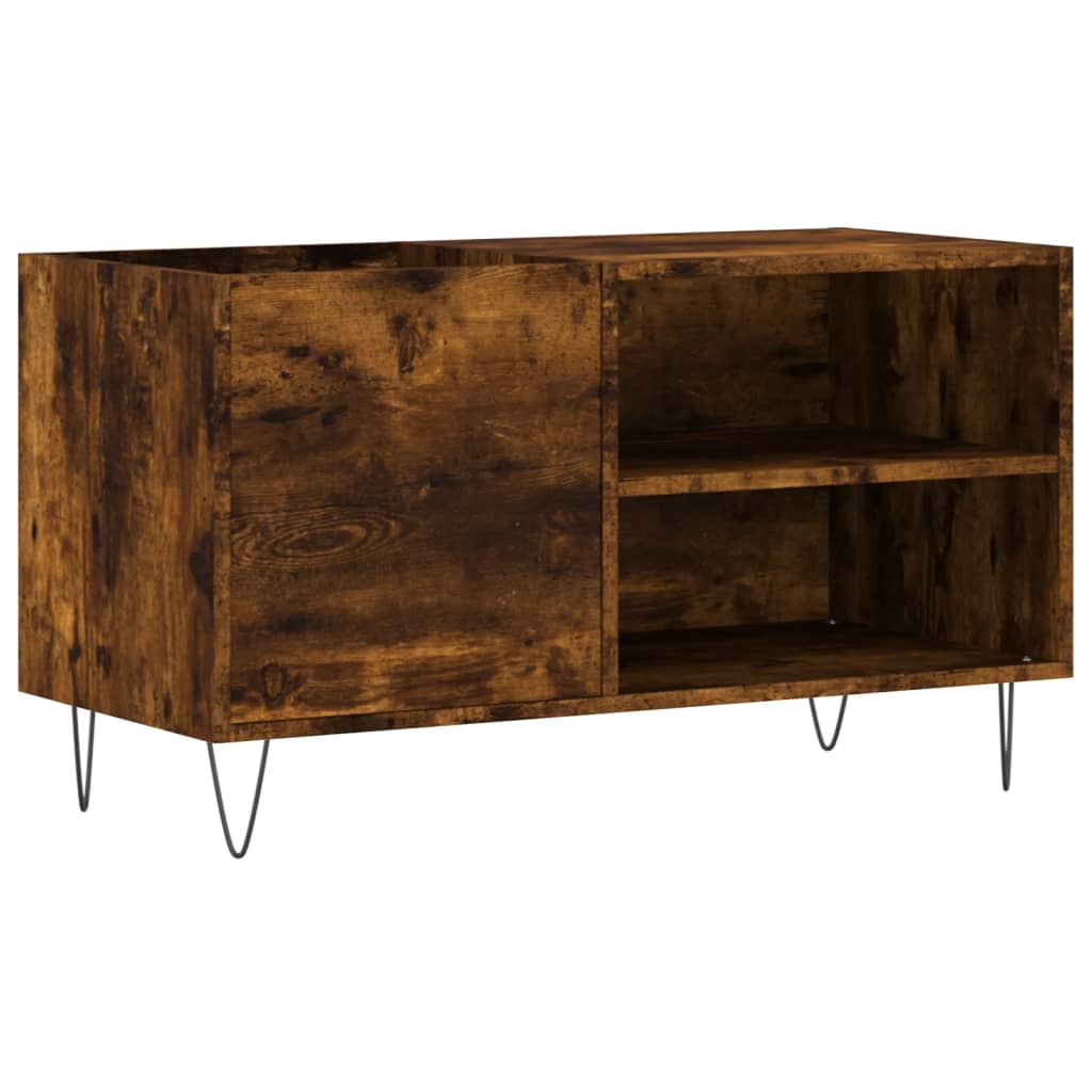 vidaXL Skříňka na LP desky kouřový dub 85x38x48 cm kompozitní dřevo