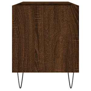 Skříňka na LP desky hnědý dub 85 x 38 x 48 cm kompozitní dřevo - obrázek 5