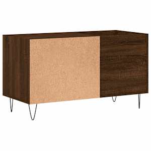 Skříňka na LP desky hnědý dub 85 x 38 x 48 cm kompozitní dřevo - obrázek 6