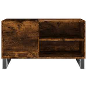 Skříňka na LP desky kouřový dub 85x38x48 cm kompozitní dřevo - obrázek 4