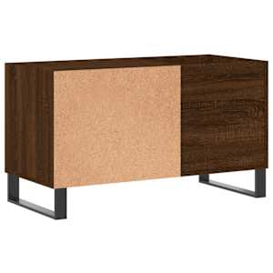 Skříňka na LP desky hnědý dub 85 x 38 x 48 cm kompozitní dřevo - obrázek 6