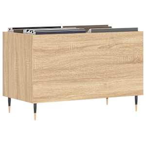 vidaXL Dulap pentru discuri stejar sonoma 74,5x38x48 cm lemn prelucrat