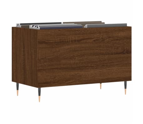 vidaXL Dulap pentru discuri stejar maro 74,5x38x48 cm lemn prelucrat