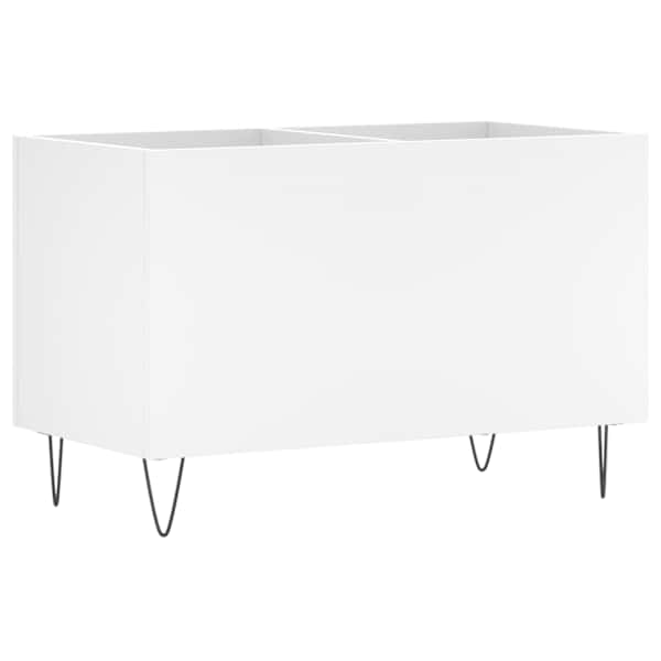 vidaXL plaadikapp, valge, 74,5 x 38 x 48 cm, tehispuit
