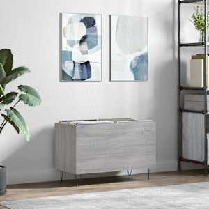Skříňka na LP desky šedá sonoma 74,5x38x48 cm kompozitní dřevo - obrázek 1