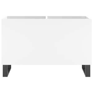 Skříňka na LP desky bílá 74,5 x 38 x 48 cm kompozitní dřevo - obrázek 4