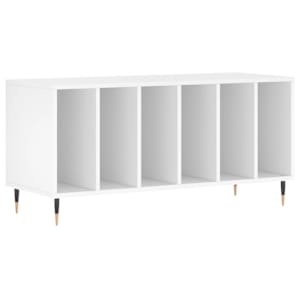 vidaXL plaadikapp, valge, 100 x 38 x 48 cm, tehispuit