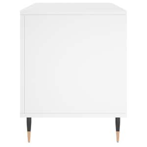 Skříňka na LP desky bílá 100 x 38 x 48 cm kompozitní dřevo - obrázek 5
