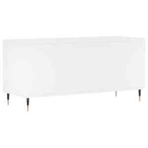 Skříňka na LP desky bílá 100 x 38 x 48 cm kompozitní dřevo - obrázek 6