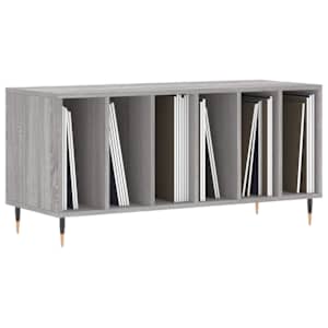 Skříňka na LP desky šedá sonoma 100x38x48 cm kompozitní dřevo - obrázek 3