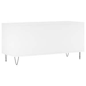 Skříňka na LP desky bílá 100 x 38 x 48 cm kompozitní dřevo - obrázek 6