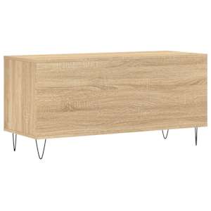 Skříňka na LP desky dub sonoma 100x38x48 cm kompozitní dřevo - obrázek 6