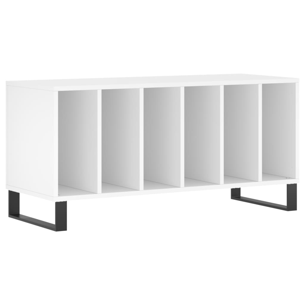 vidaXL Skříňka na LP desky bílá 100 x 38 x 48 cm kompozitní dřevo