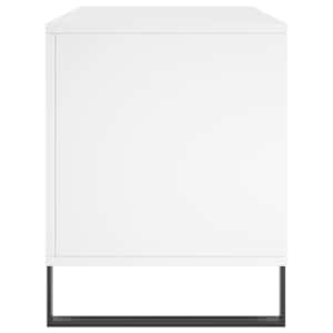 Skříňka na LP desky bílá 100 x 38 x 48 cm kompozitní dřevo - obrázek 5