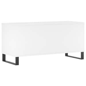 Skříňka na LP desky bílá 100 x 38 x 48 cm kompozitní dřevo - obrázek 6