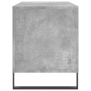 Skříňka na LP desky betonově šedá 100x38x48 cm kompozitní dřevo - obrázek 5