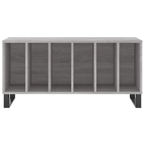 Skříňka na LP desky šedá sonoma 100x38x48 cm kompozitní dřevo - obrázek 4