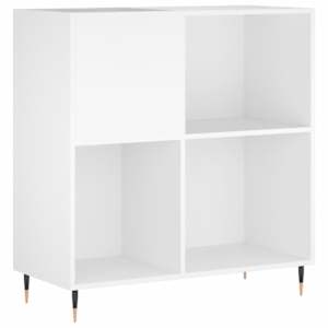 vidaXL plaadikapp, valge, 84,5 x 38 x 89 cm, tehispuit