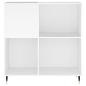 Skříňka na LP desky bílá 84,5 x 38 x 89 cm kompozitní dřevo - obrázek 4