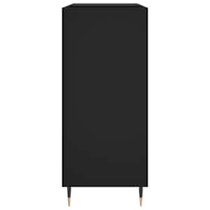 Skříňka na LP desky černá 84,5 x 38 x 89 cm kompozitní dřevo - obrázek 5