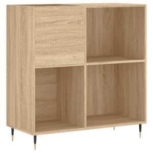 Skříňka na LP desky dub sonoma 84,5x38x89 cm kompozitní dřevo - obrázek 2