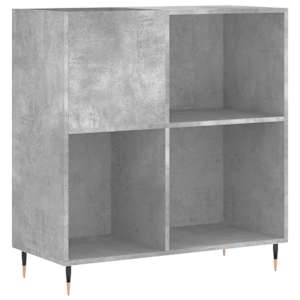 vidaXL plaadikapp, betoonhall, 84,5 x 38 x 89 cm, tehispuit