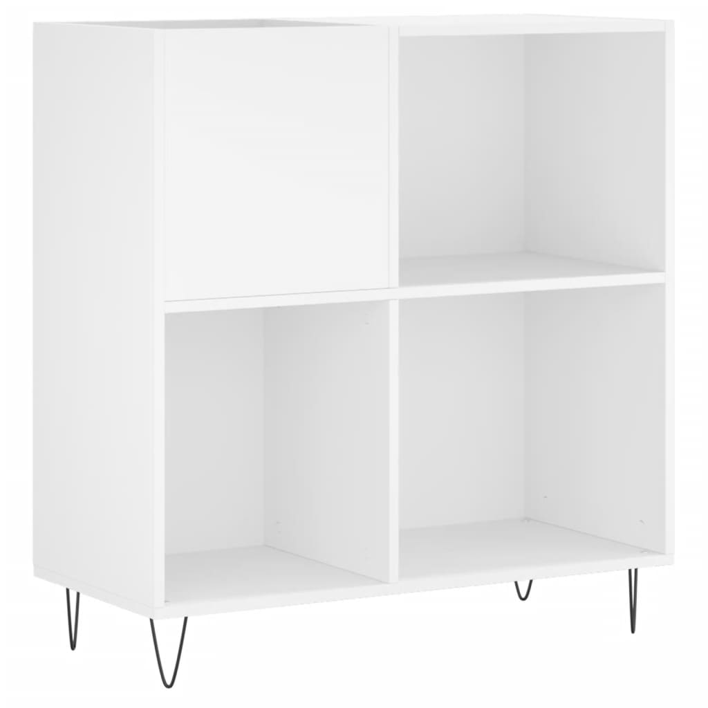 vidaXL Skříňka na LP desky bílá 84,5 x 38 x 89 cm kompozitní dřevo