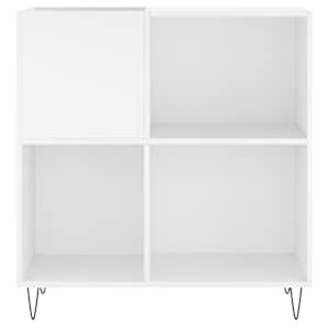 Skříňka na LP desky bílá 84,5 x 38 x 89 cm kompozitní dřevo - obrázek 4