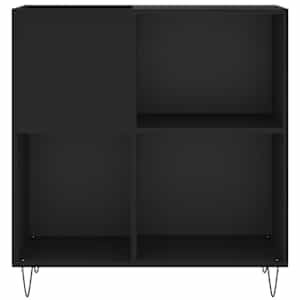 Skříňka na LP desky černá 84,5 x 38 x 89 cm kompozitní dřevo - obrázek 4