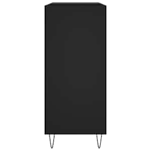 Skříňka na LP desky černá 84,5 x 38 x 89 cm kompozitní dřevo - obrázek 5