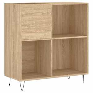 Skříňka na LP desky dub sonoma 84,5x38x89 cm kompozitní dřevo - obrázek 2